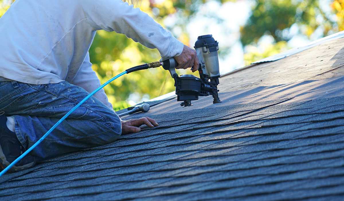 installing roof